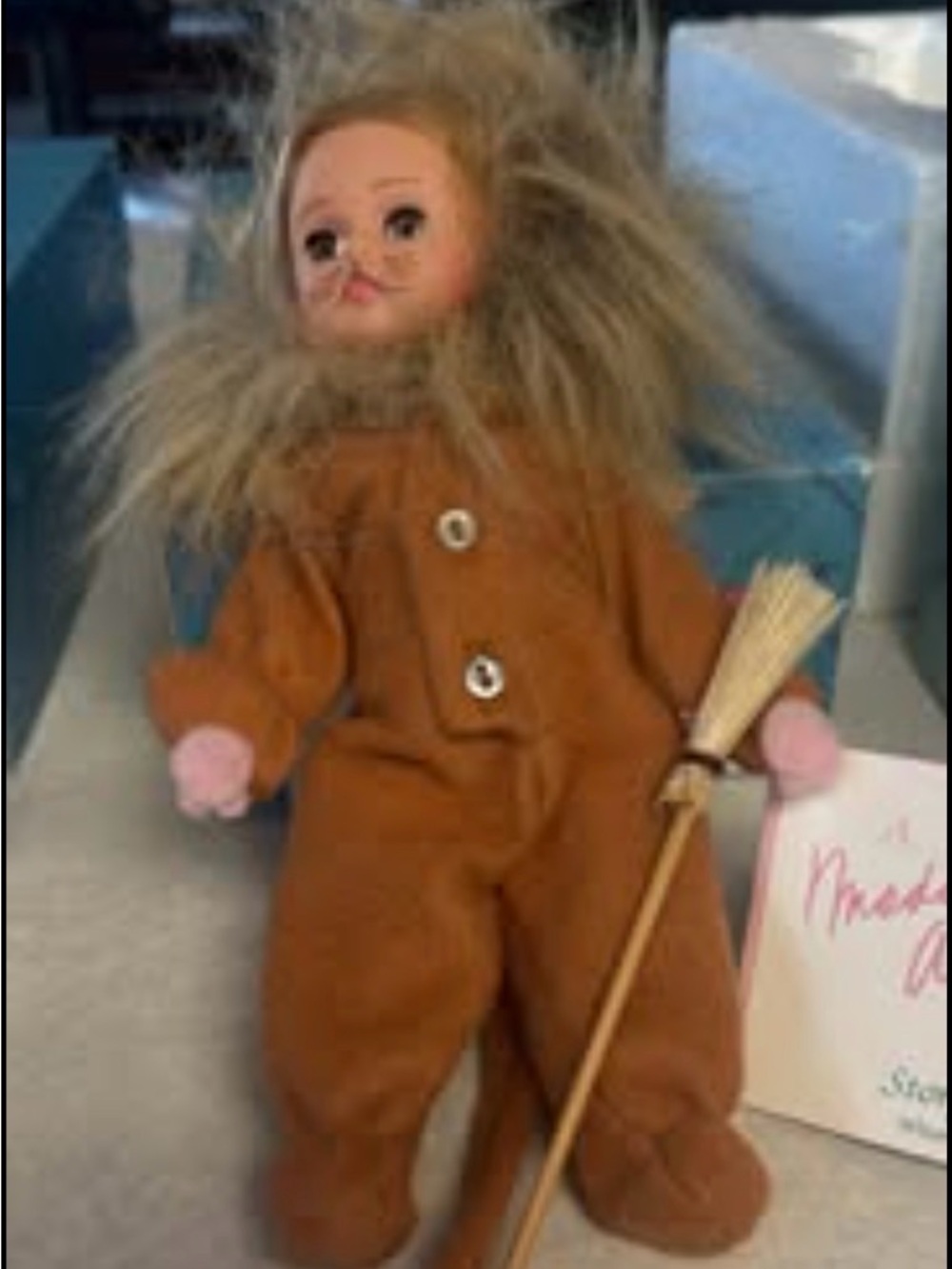 Madame Alexander Doll in Brown Outfit with Blonde Faux Fur